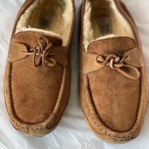 UGG  Brown Suede Loafers